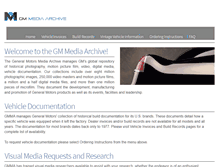 Tablet Screenshot of gmmediaarchive.com